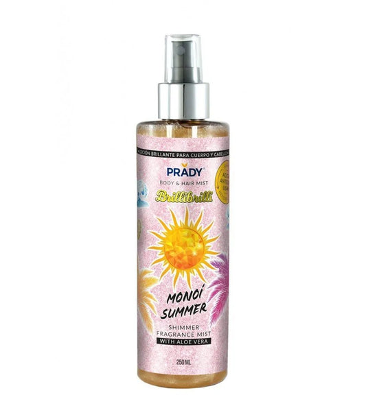 Brume Prady Pailleté ✨ Corps & Cheveux Monoï Summer - 250 ml