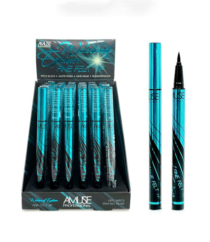 Eyeliner noir Ultra définissant Waterproof d'Amuse Cosmetics