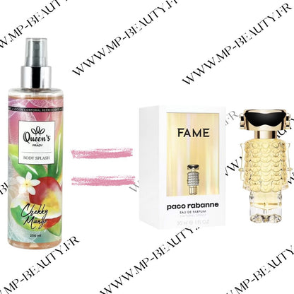 Brume Prady Body Splash Chekky Mango - Dupe de Fame de Paco Rabanne - 250 ml