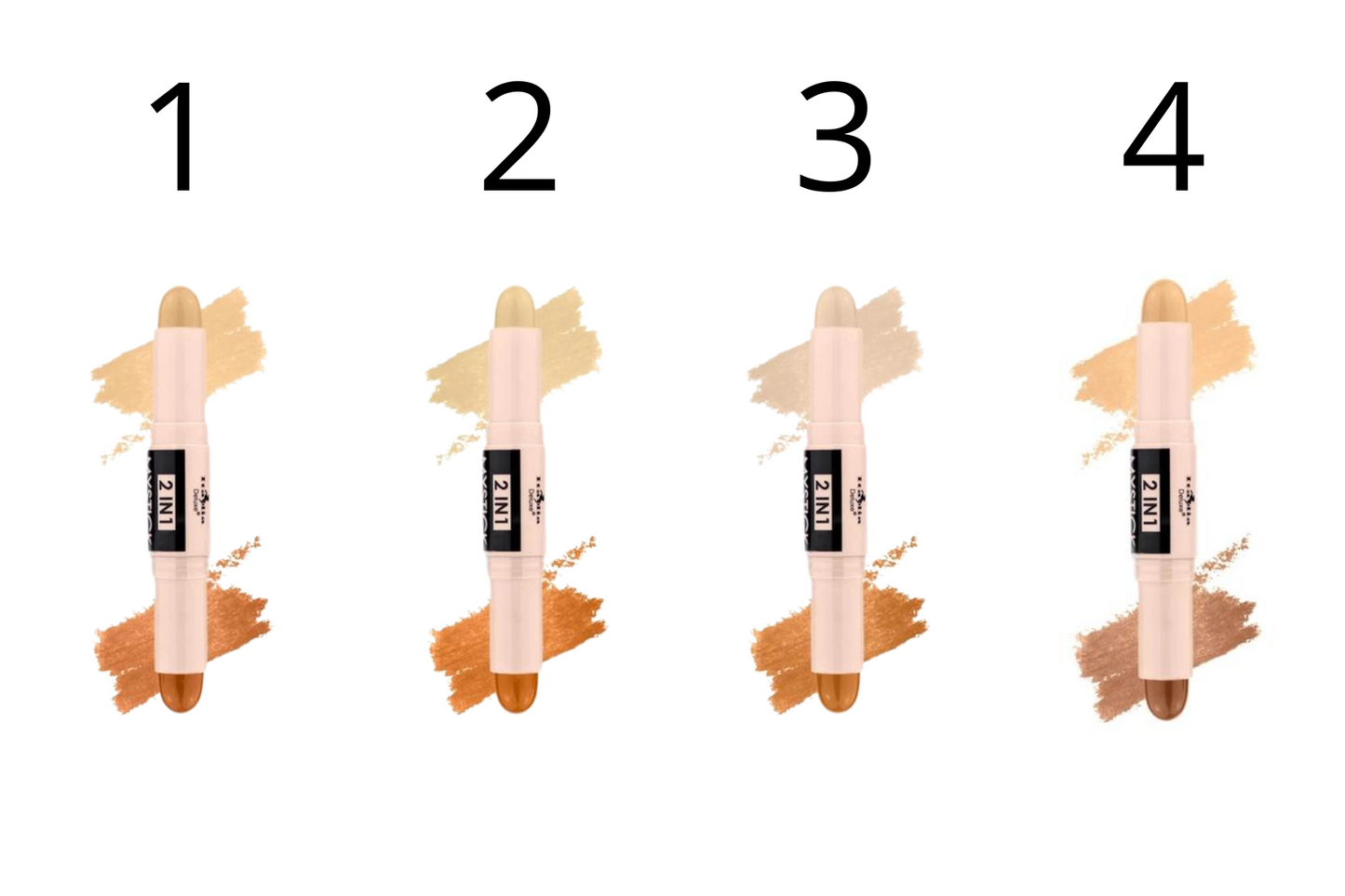 Contouring 2 en 1 en stick crémeux - Highlighter & sculpteur de visage