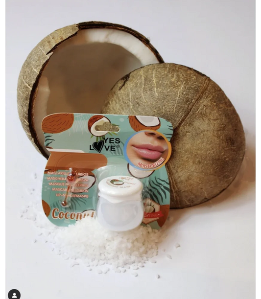 Dupe du masque La Neige - Masque hydratant de nuit pour les lèvres avec applicateur massant - Parfum Coco